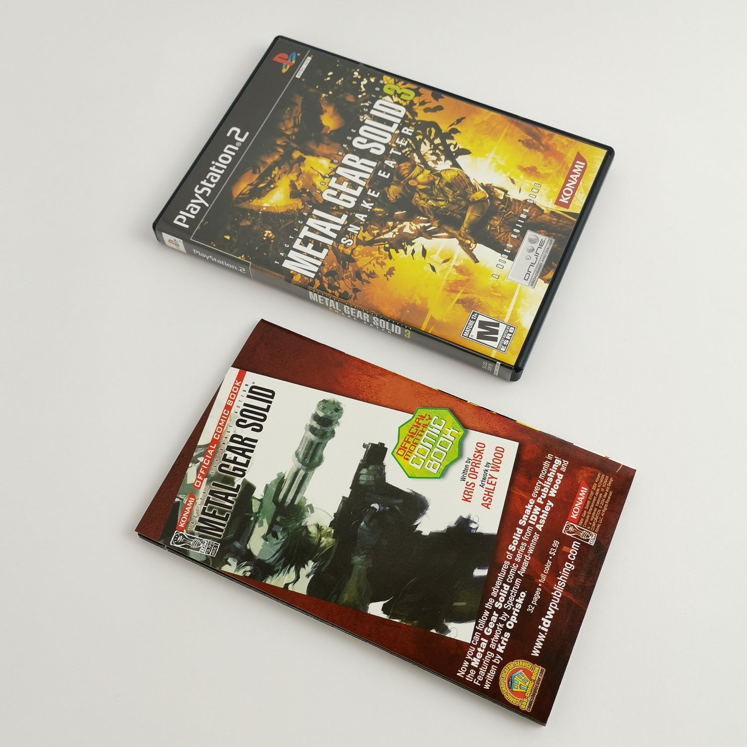 Sony Playstation 2 Game: Metal Gear Solid 3 Snake Eater - PS2 OVP NTSC-U/C USA