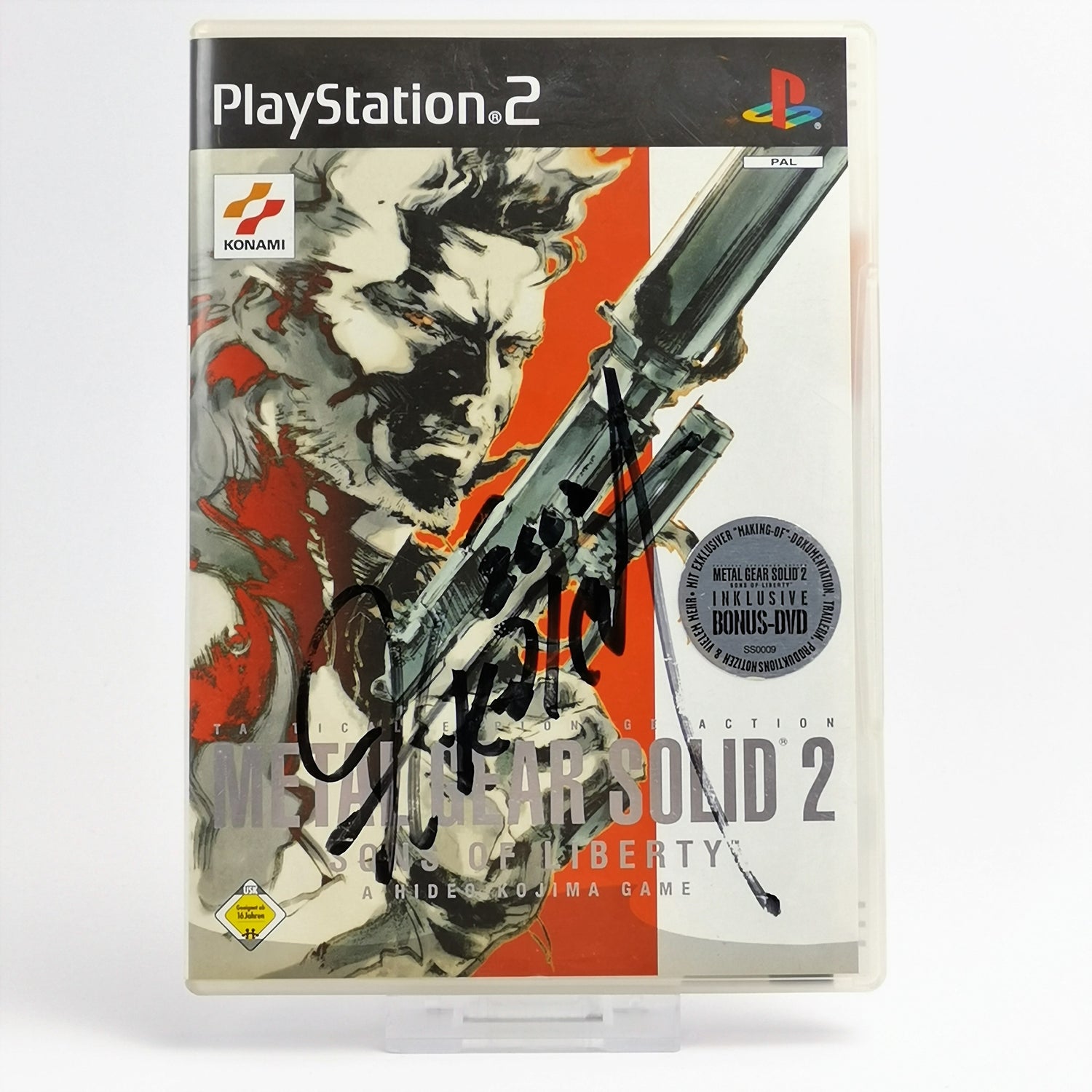 Sony Playstation 2: Metal Gear Solid 2 signed by Hideo Kojima - PS2
