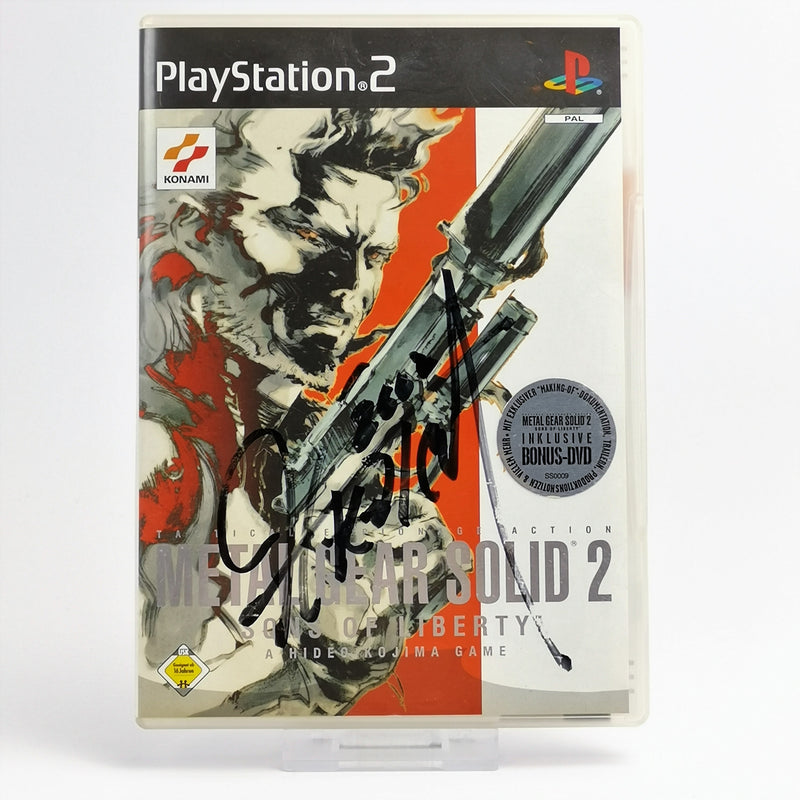 Sony Playstation 2: Metal Gear Solid 2 signed by Hideo Kojima - PS2