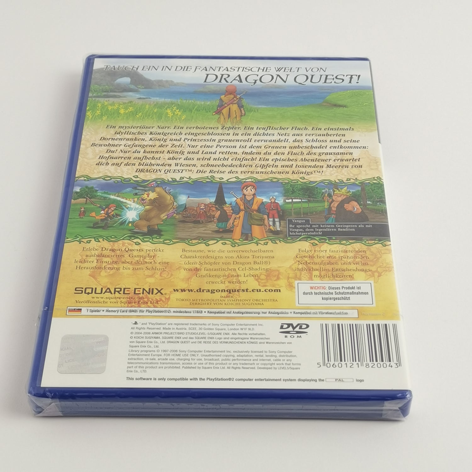 Sony Playstation 2 Game: Dragon Quest The Journey of the Cursed King - NEW