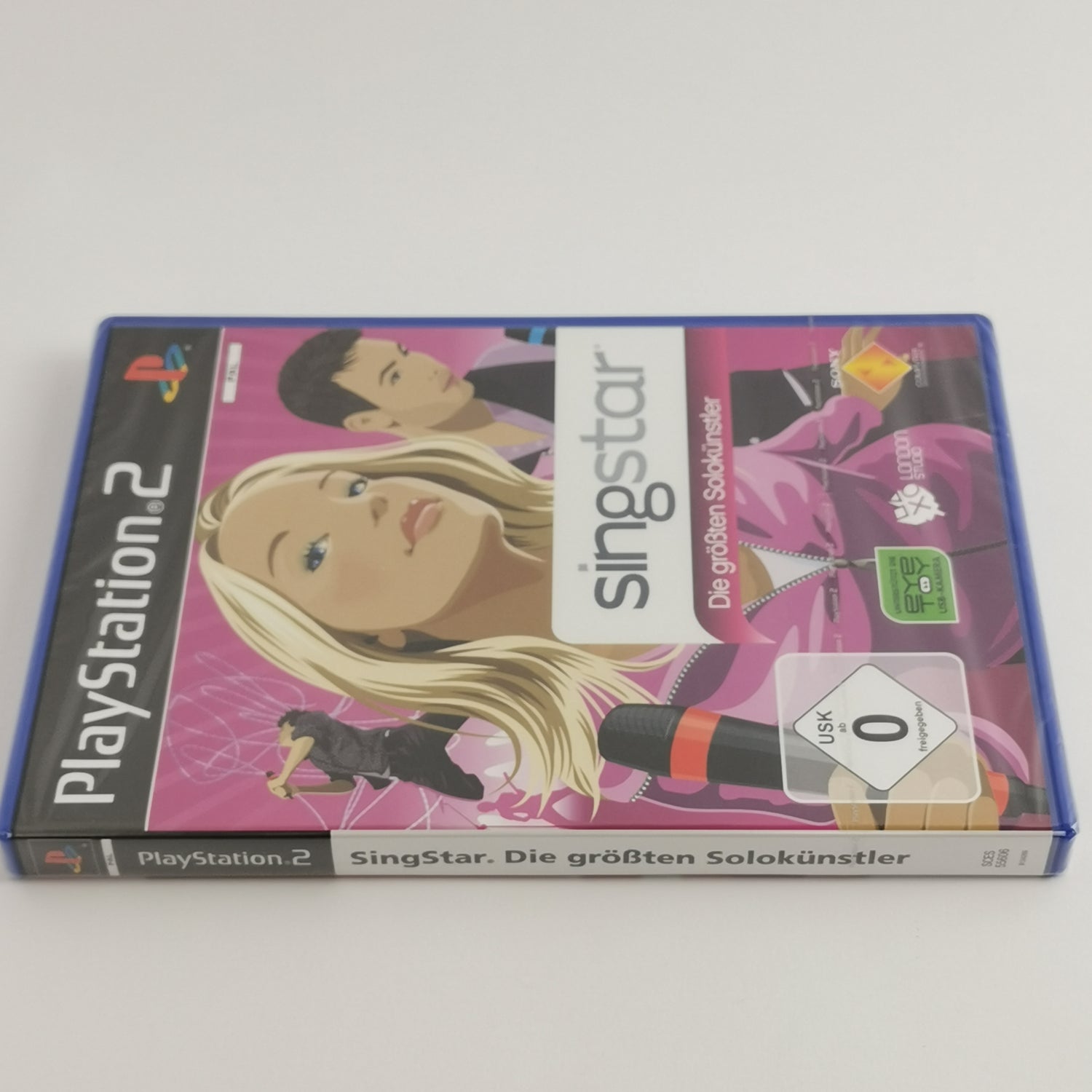 Sony Playstation 2 Spiel : Singstar Die größten Solokünstler - PS2 NEU SEALED
