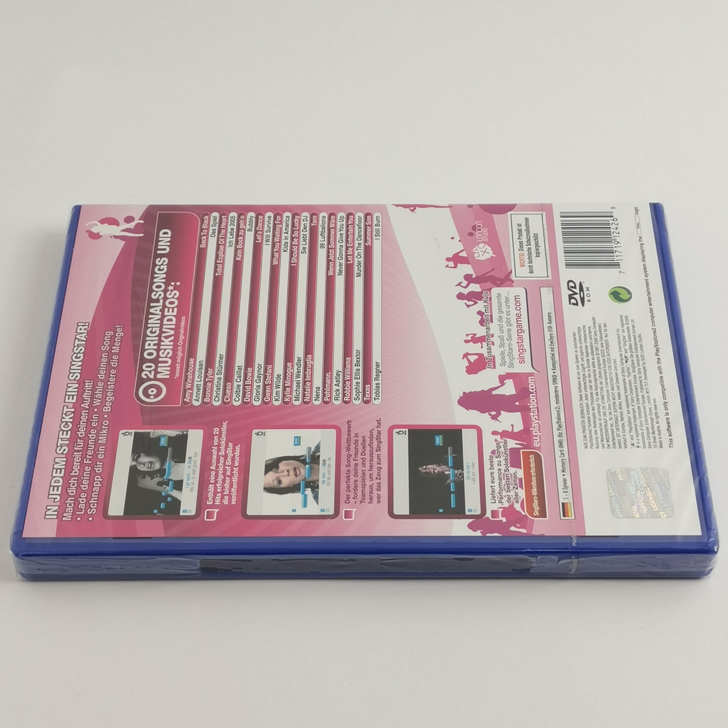Sony Playstation 2 Spiel : Singstar Die größten Solokünstler - PS2 NEU SEALED