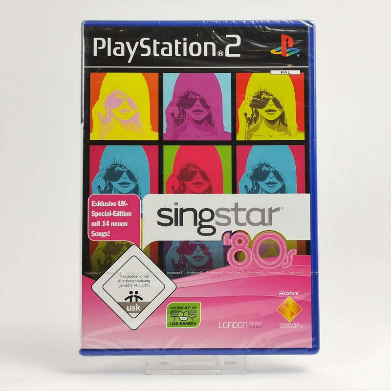 Sony Playstation 2 Game: Singstar 80s | PS2 OVP PAL - NEW NEW SEALED