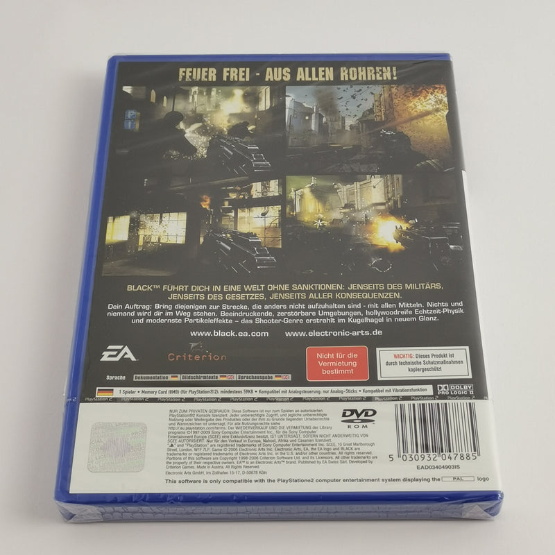 Sony Playstation 2 Spiel : Black | PS2 OVP - NEU NEW SEALED USK18
