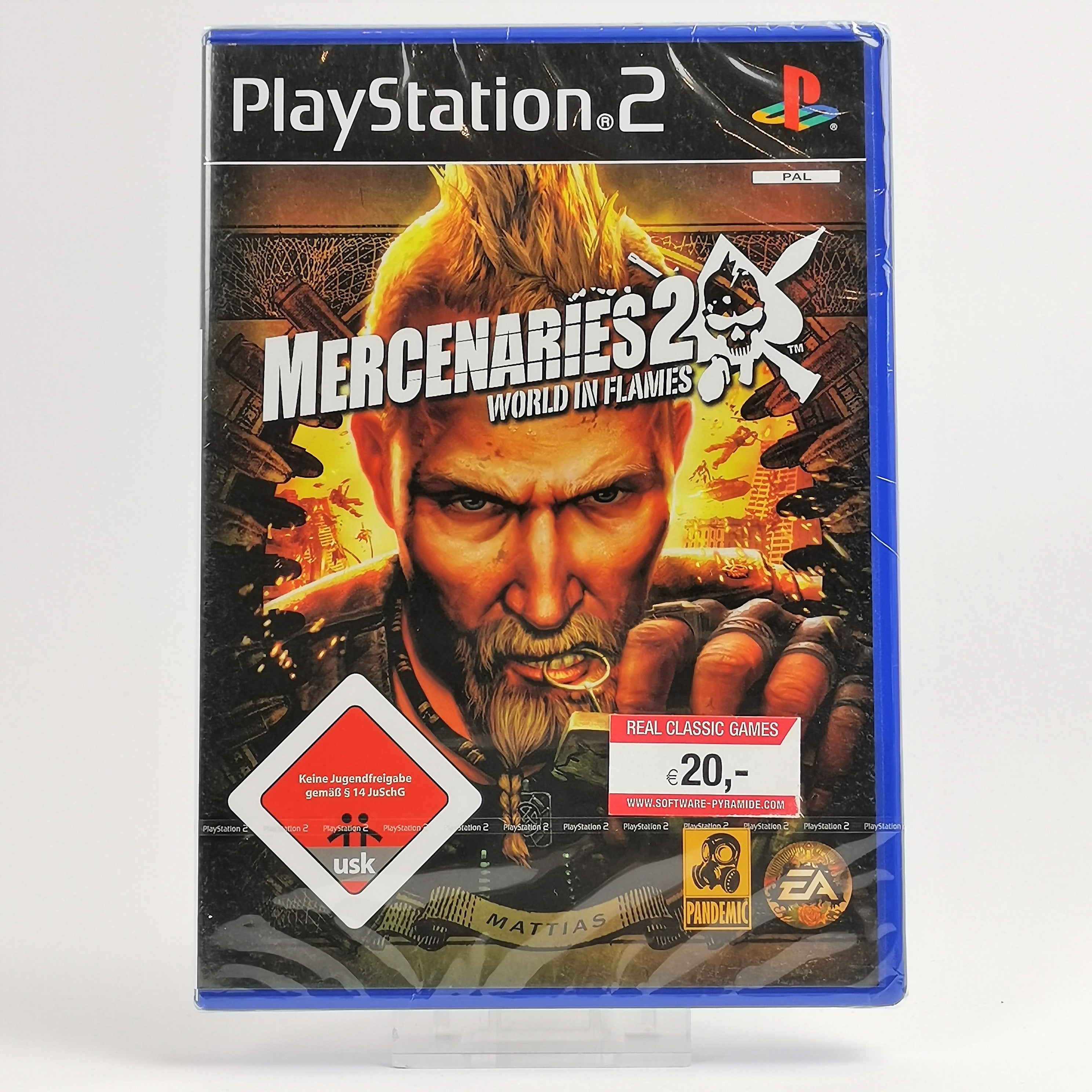 Sony Playstation 2 Spiel : Mercenaries 2 World in Flames | PS2 OVP - NEU USK18