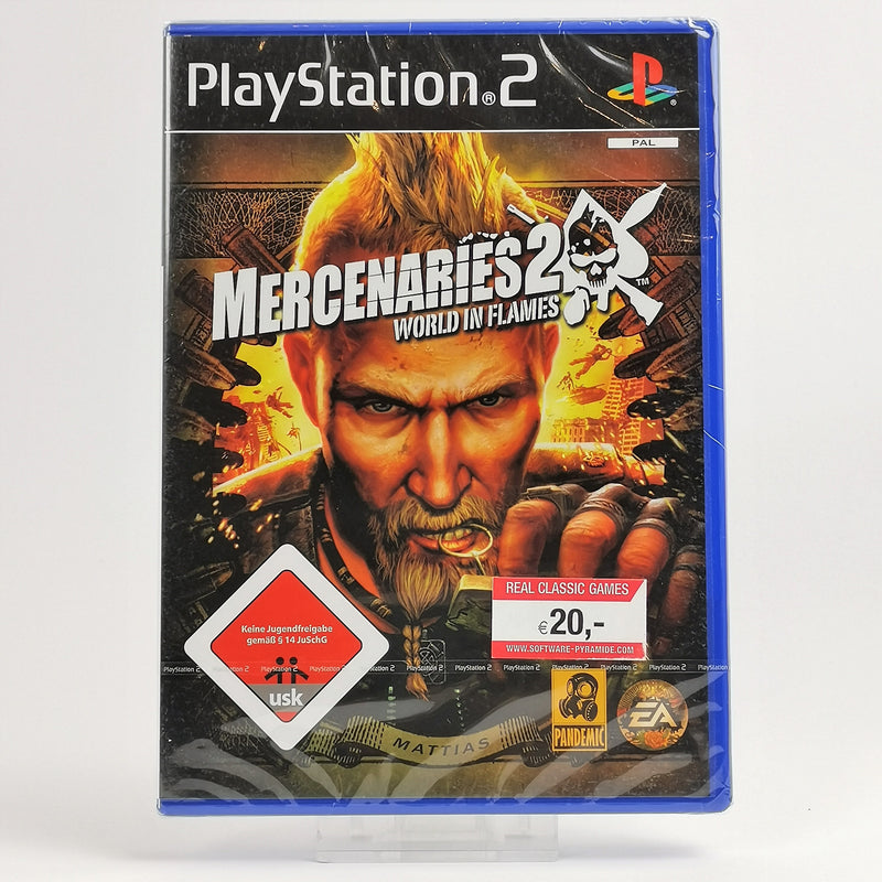 Sony Playstation 2 Game: Mercenaries 2 World in Flames | PS2 OVP - NEW USK18