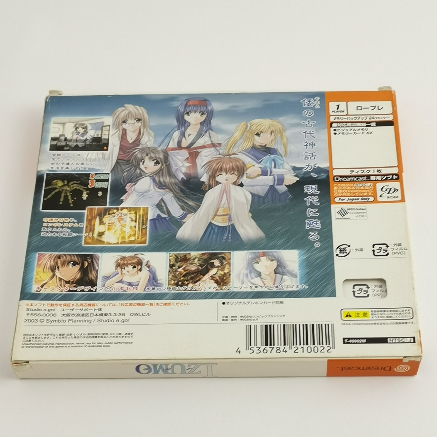 Sega Dreamcast Spiel : Izumo | DC OVP - NTSC-J JAPAN Version