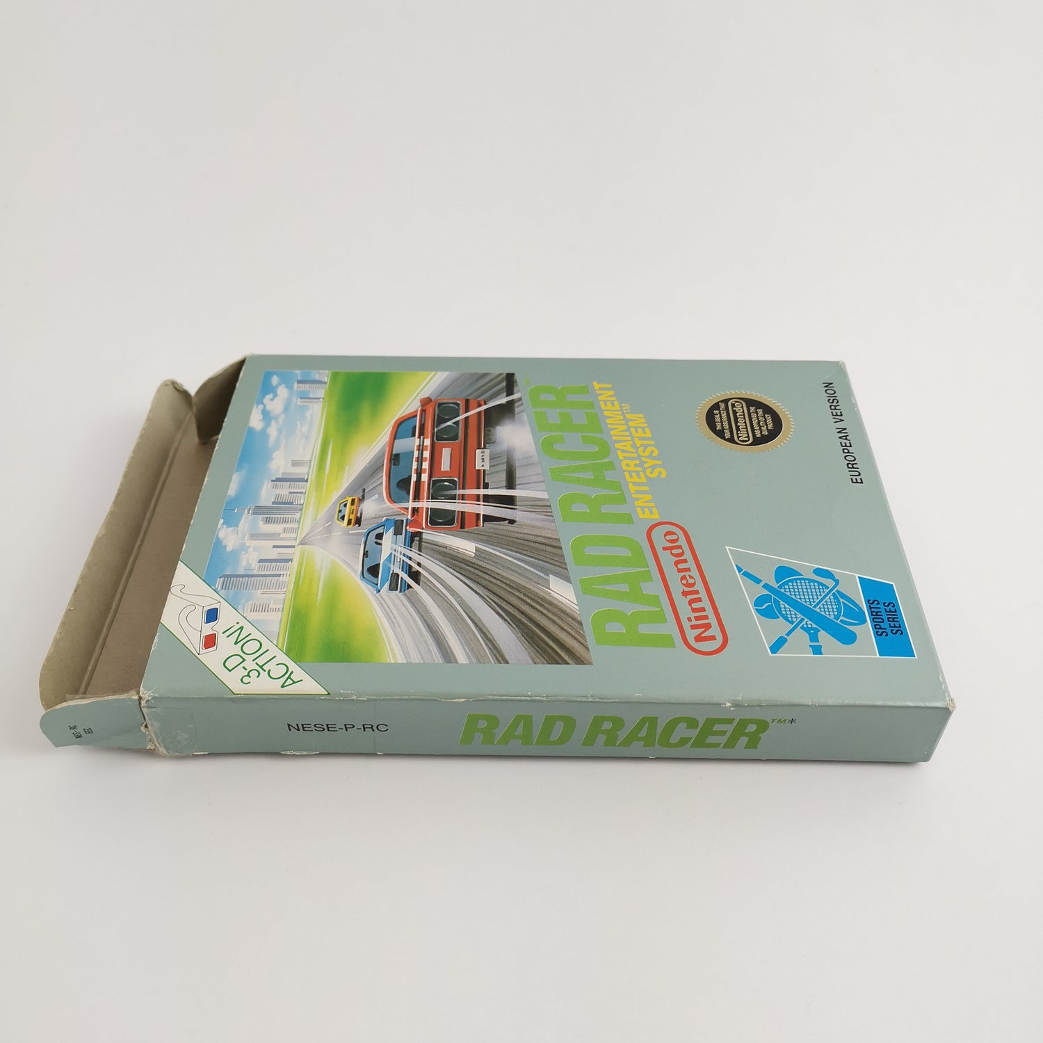 Nintendo Entertainment System Game: Rad Racer + 3D Glasses - OVP | NES PAL EEC