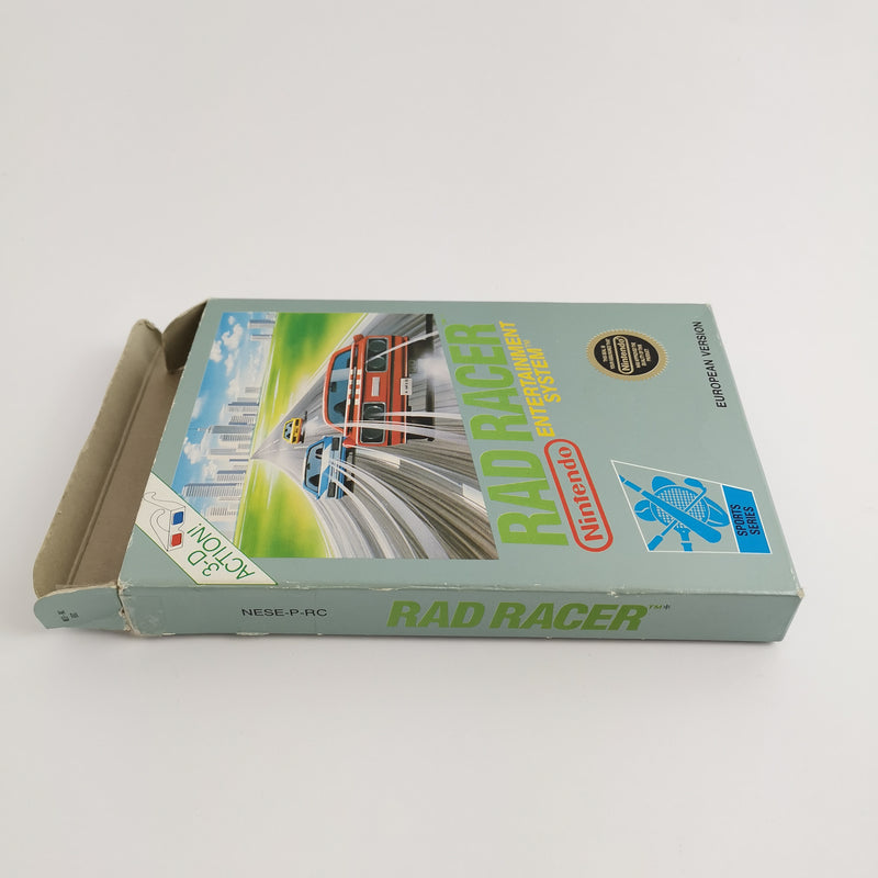 Nintendo Entertainment System Game: Rad Racer + 3D Glasses - OVP | NES PAL EEC