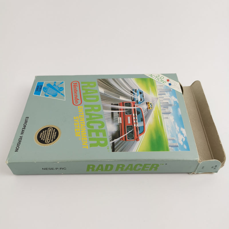 Nintendo Entertainment System Game: Rad Racer + 3D Glasses - OVP | NES PAL EEC