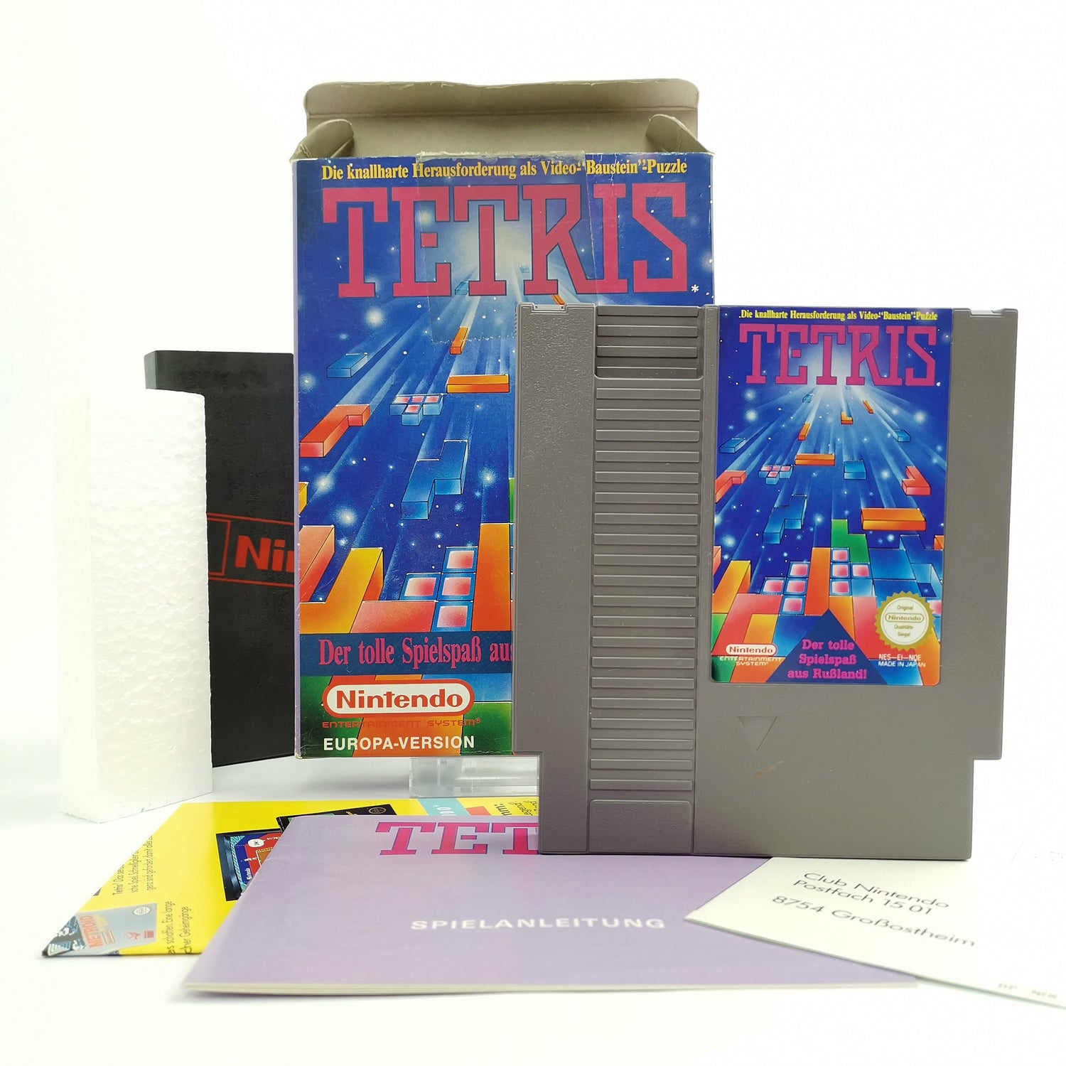 Nintendo Entertainment System Game: Tetris - OVP | NES Europe Version PAL NOE