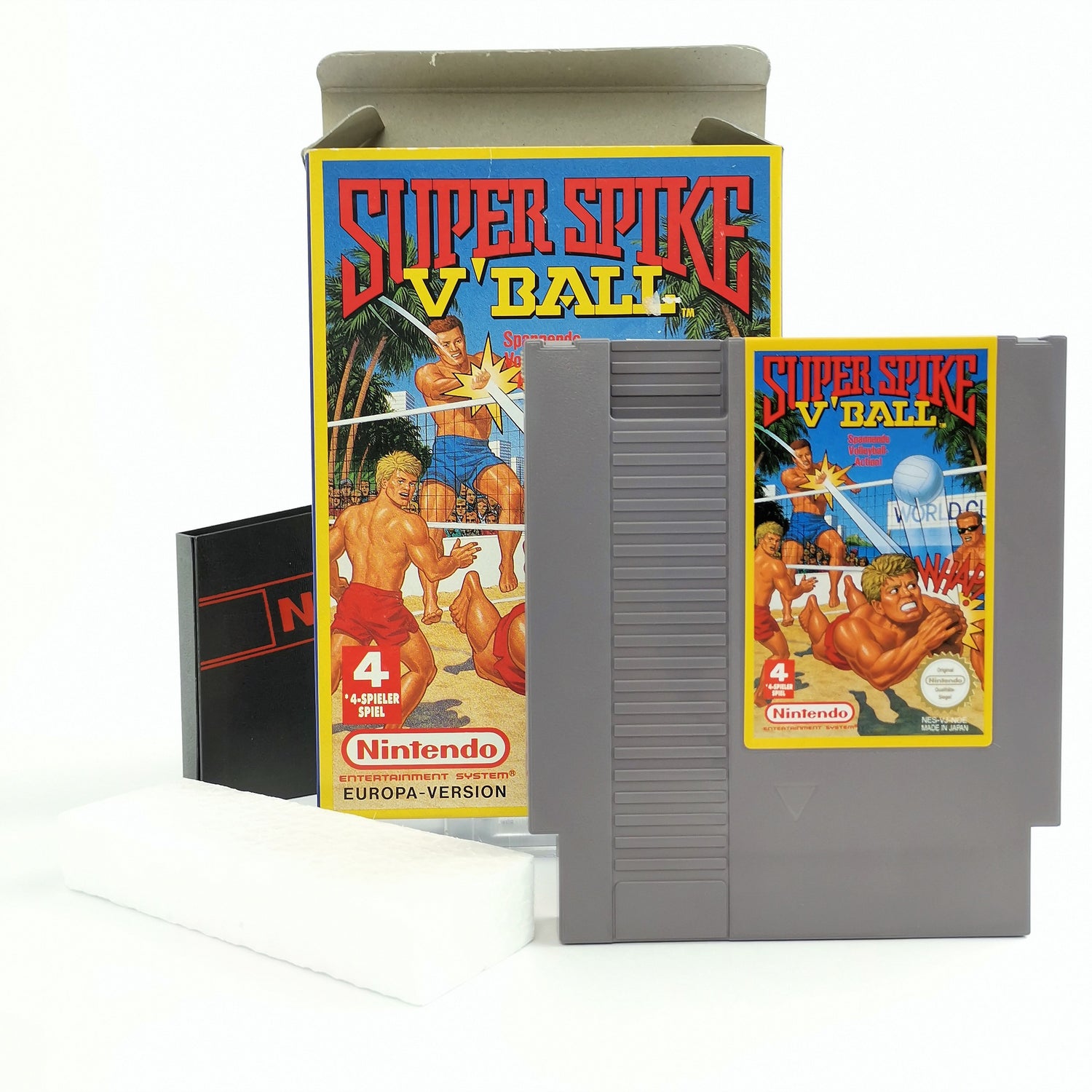 Nintendo Entertainment System Spiel : Super Spike V´Ball OVP ohne Anleitung NES