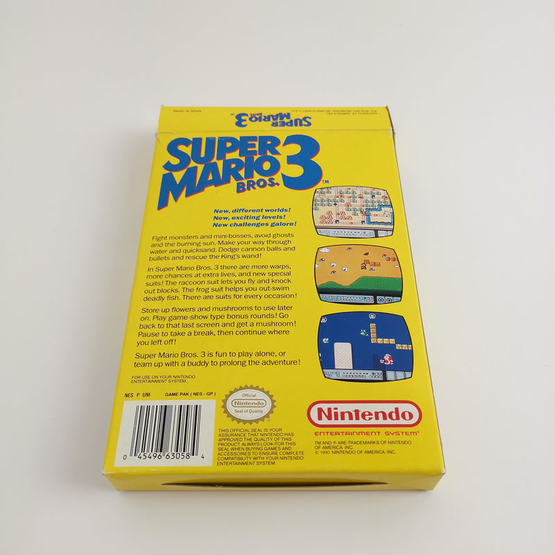 Nintendo Entertainment System game: Super Mario Bros. 3 in original packaging | NES NTSC USA