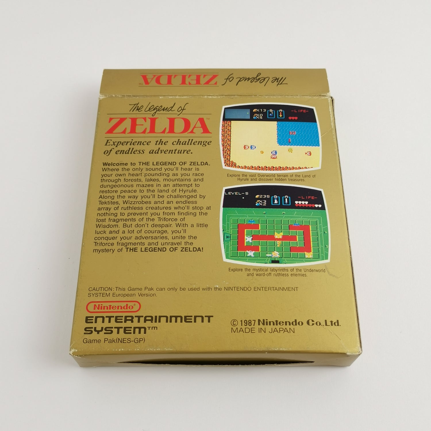 Nintendo Entertainment System Spiel : The Legend of Zelda | NES OVP Bienengräber