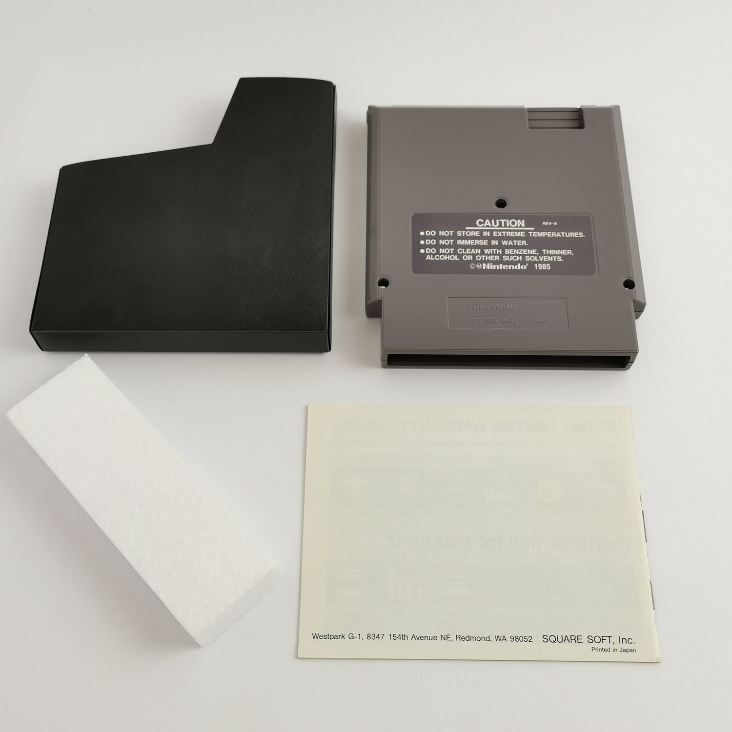 Nintendo Entertainment System Game: King's Knight - Square | NES original packaging NTSC USA