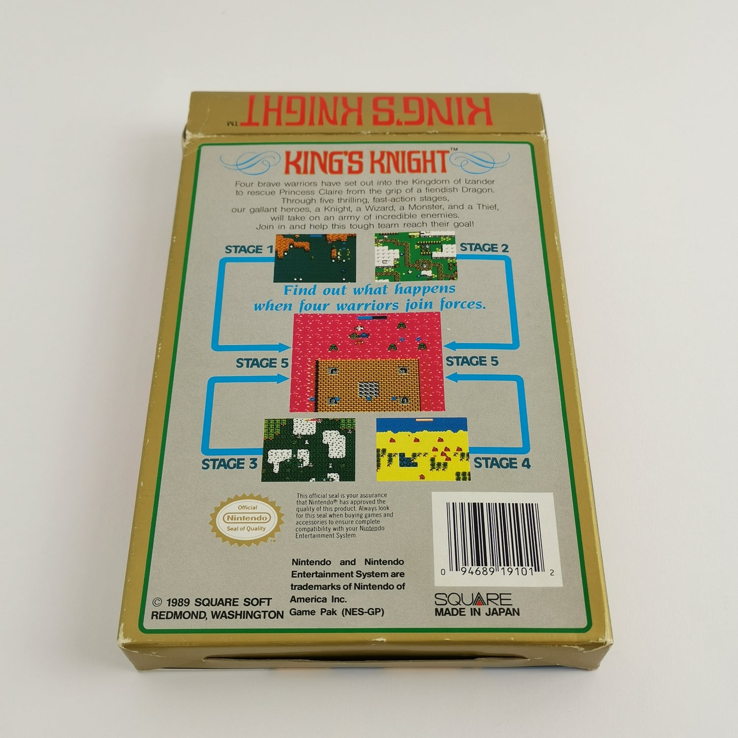 Nintendo Entertainment System Spiel : King´s Knight - Square | NES OVP NTSC USA
