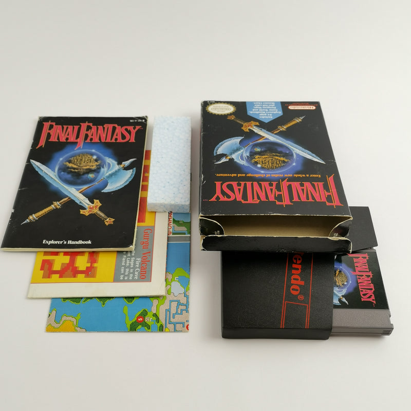 Nintendo Entertainment System Spiel : Final Fantasy + Karte | NES OVP NTSC USA