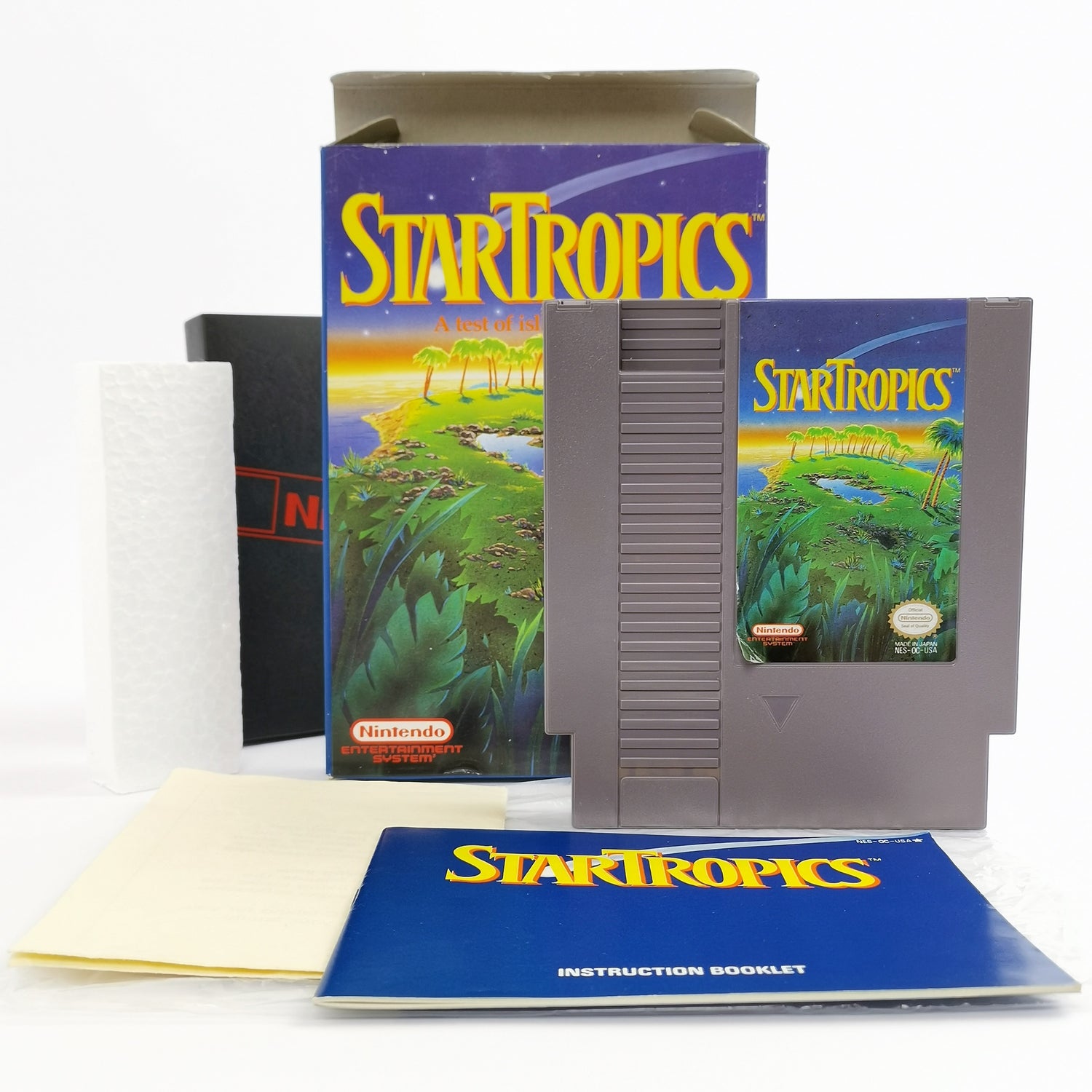 Nintendo Entertainment System Game: Star Tropics with Letter | NES original packaging NTSC USA