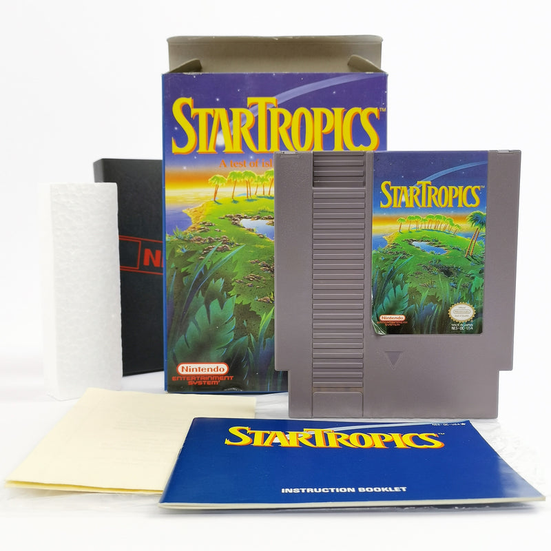 Nintendo Entertainment System Spiel : Star Tropics mit Brief | NES OVP NTSC USA
