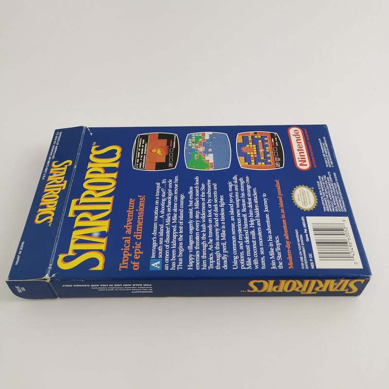 Nintendo Entertainment System Spiel : Star Tropics mit Brief | NES OVP NTSC USA
