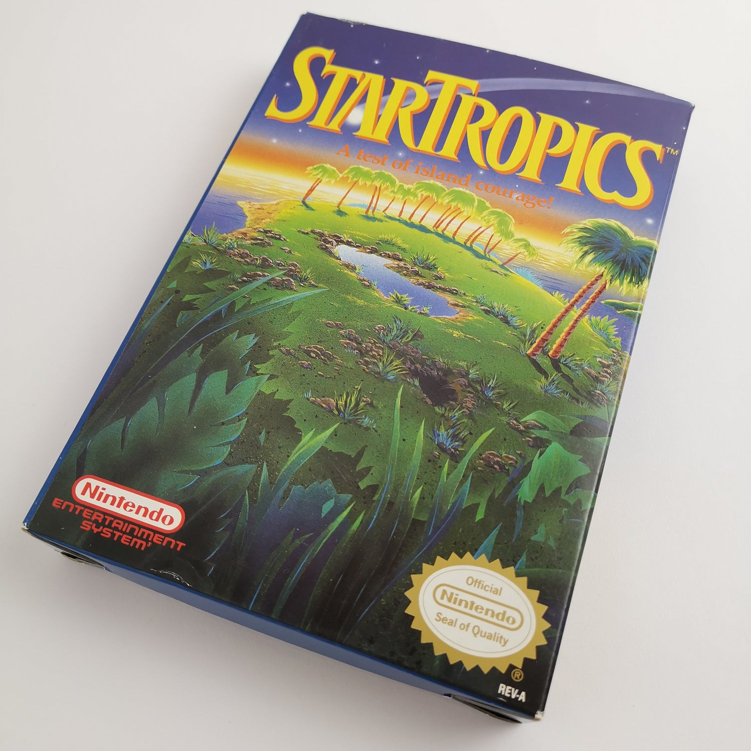 Nintendo Entertainment System Spiel : Star Tropics mit Brief | NES OVP NTSC USA