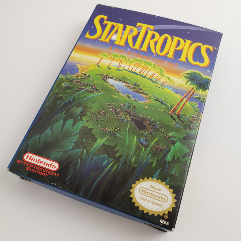 Nintendo Entertainment System Spiel : Star Tropics mit Brief | NES OVP NTSC USA