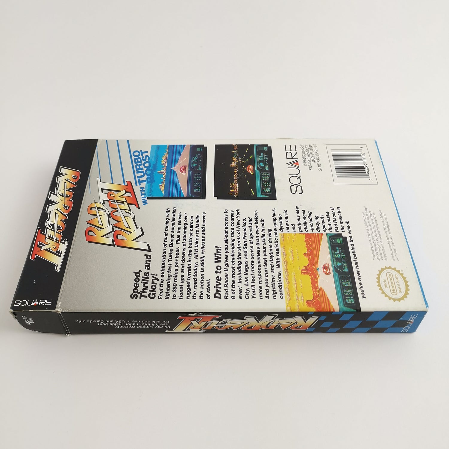 Nintendo Entertainment System Spiel : Rad Racer II 2 | NES OVP - NTSC-U/C USA
