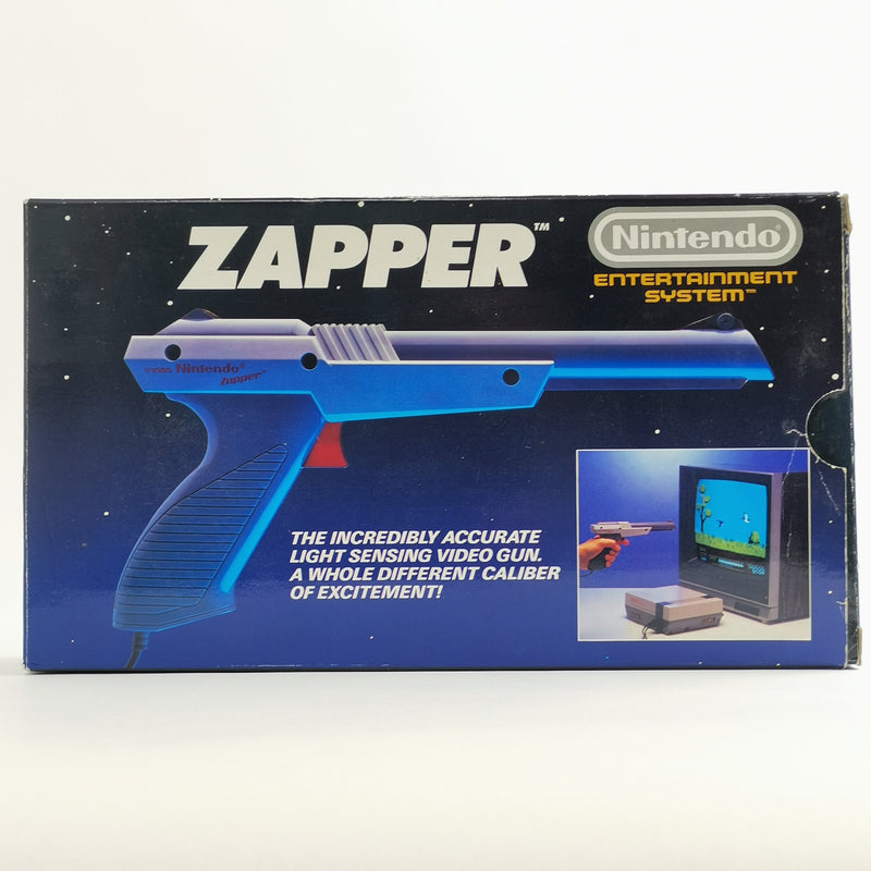 Nintendo Entertainment System Controller : Zapper Grau in OVP | NES Gun Gamepad