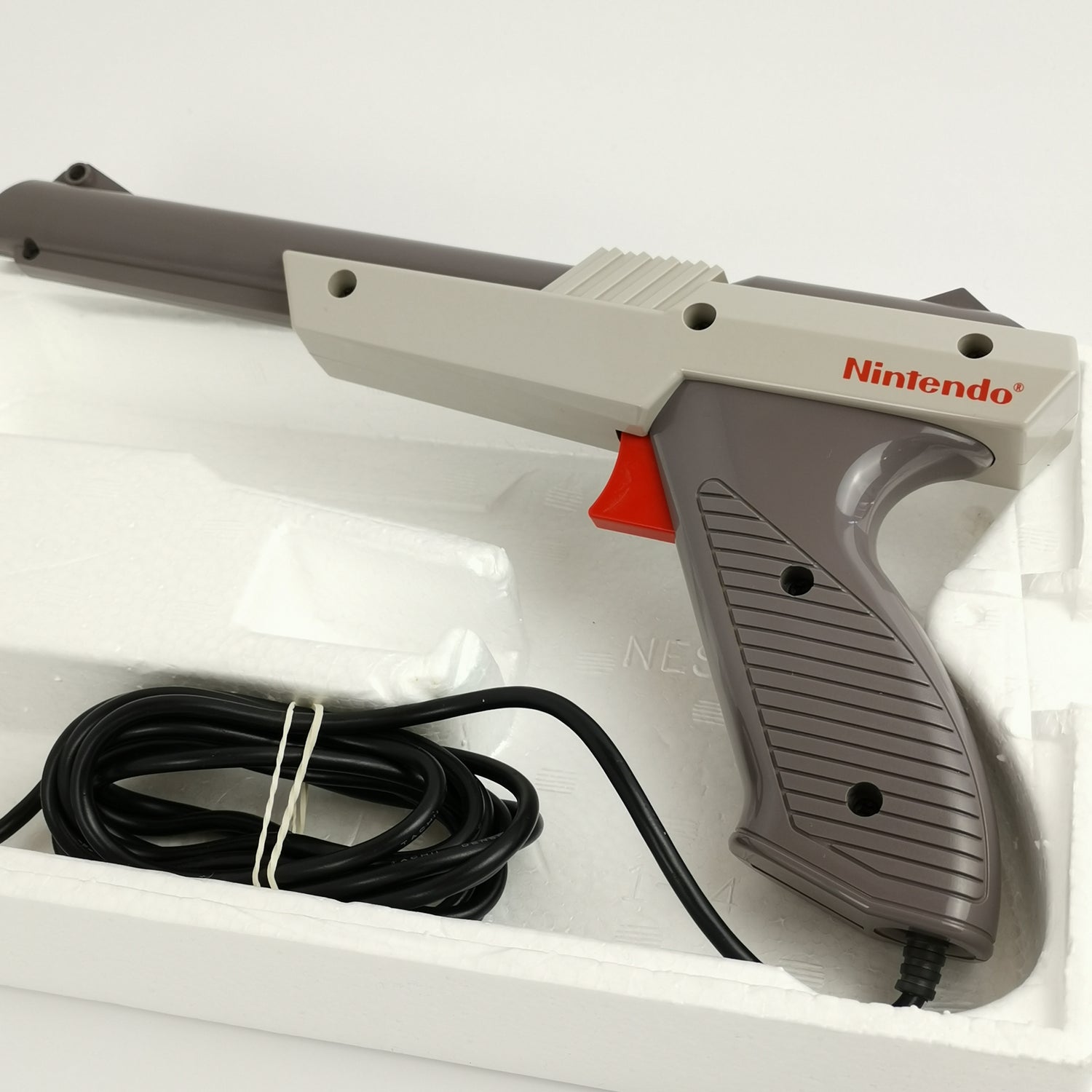 Nintendo Entertainment System Controller: Zapper Gray in original packaging | NES Gun Gamepad