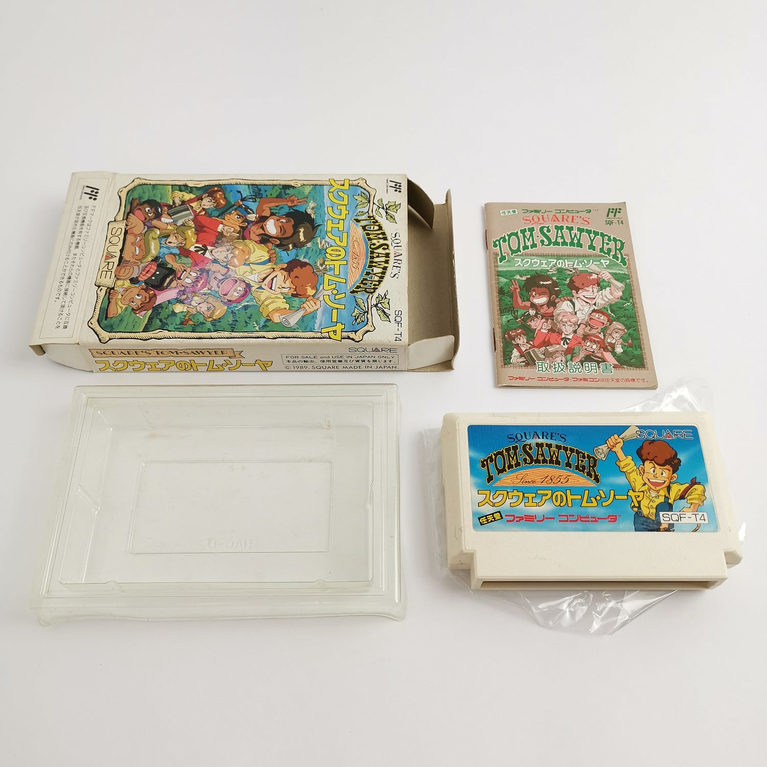 Nintendo Famicom game: Square's Tom Sawyer in original packaging | NTSC-J JAPAN Version NES