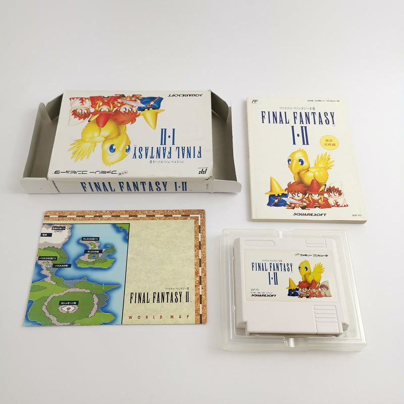 Nintendo Famicom game: Final Fantasy I &amp; II in original packaging 1 &amp; 2 | NTSC-J JAPAN NES