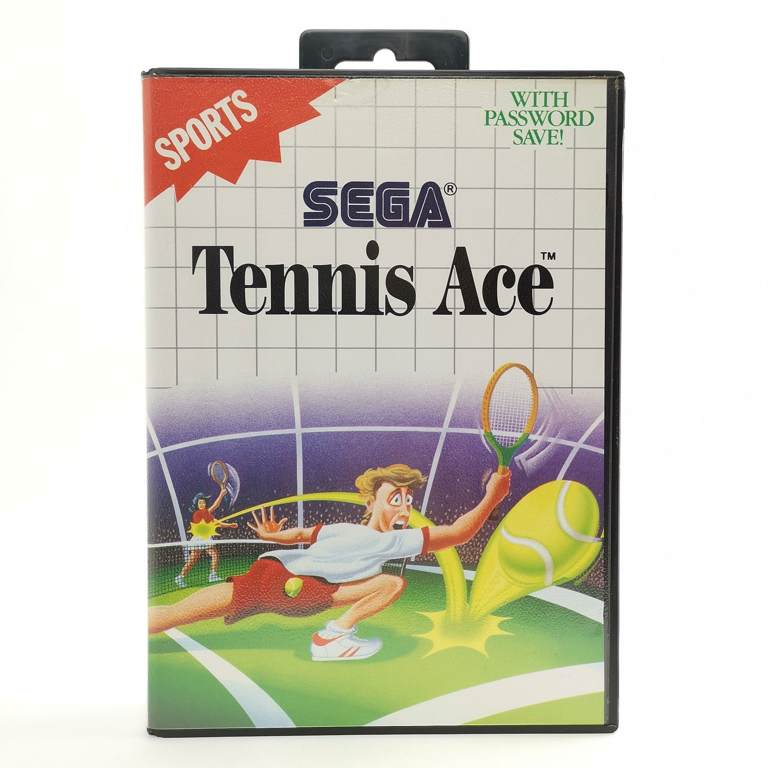 Sega Master System game: Tennis Ace in original packaging | Sega Sports - PAL MS