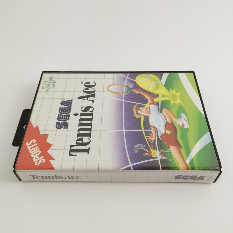 Sega Master System game: Tennis Ace in original packaging | Sega Sports - PAL MS