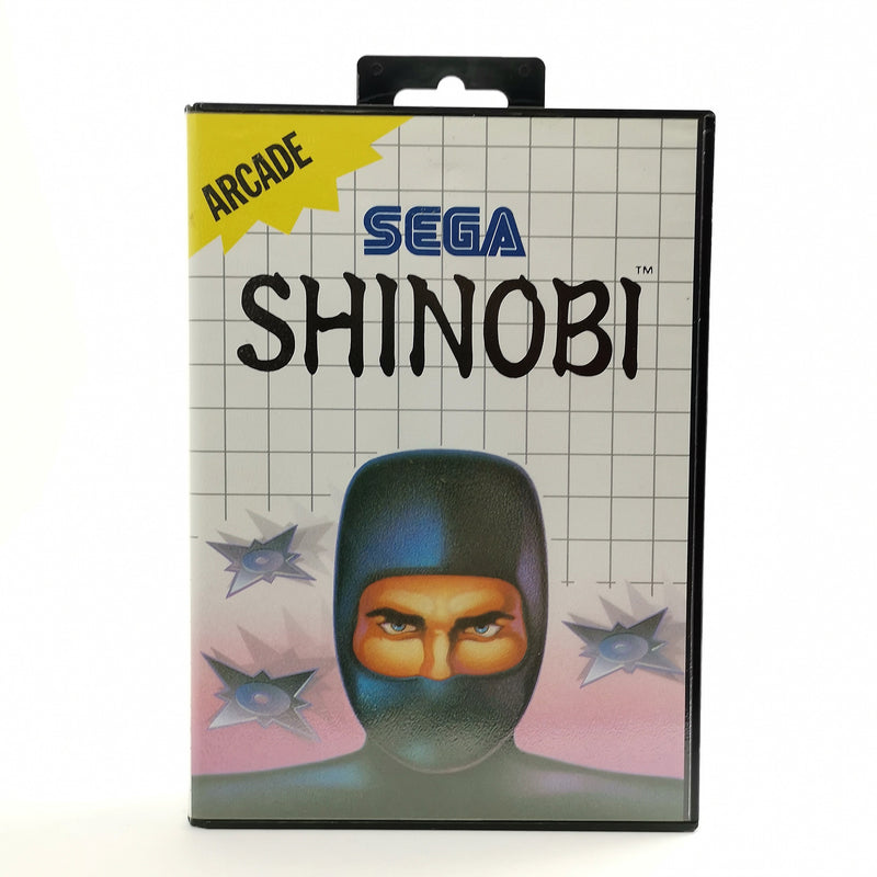 Sega Master System Spiel : Shinobi - in OVP | Sega Arcade - PAL MS