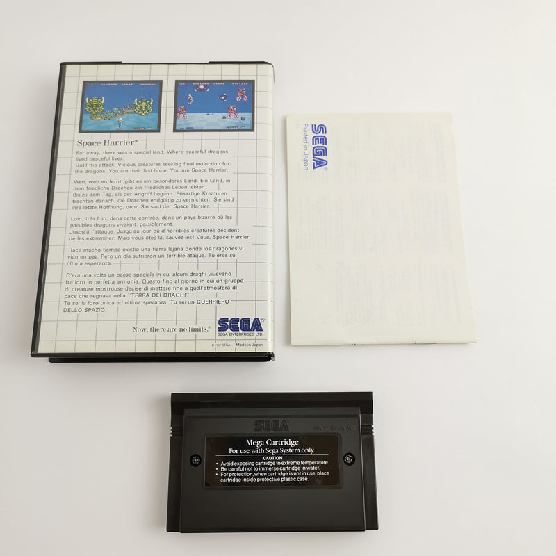 Sega Master System game: Space Harrier in original packaging | Two Mega Cartridge - EUR PAL