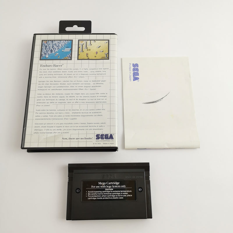 Sega Master System game: Enduro Racer in original packaging | Mega Cartridge - EUR PAL
