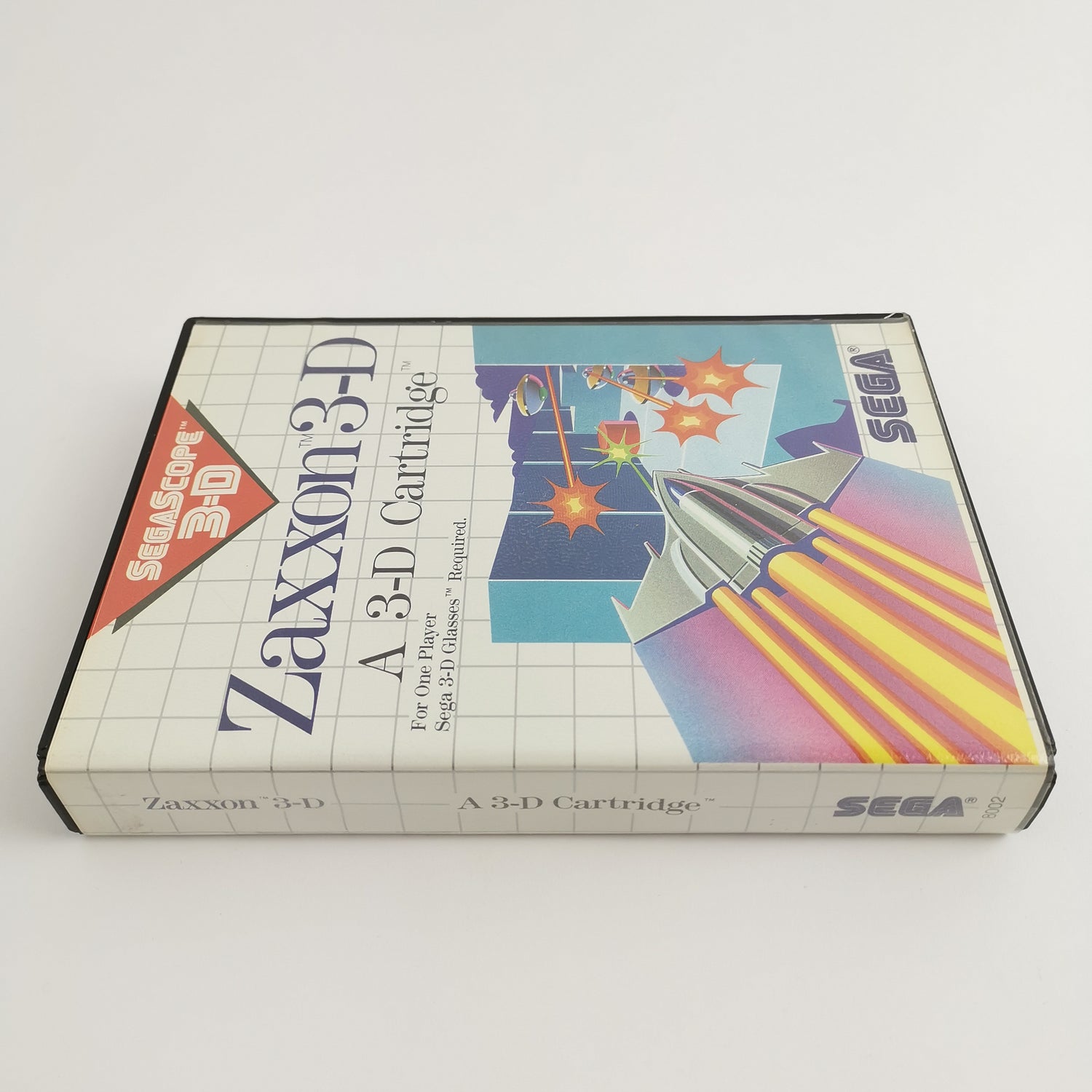 Sega Master System Spiel : Zaxxon 3-D in OVP | 3D Cartridge - EUR PAL Version