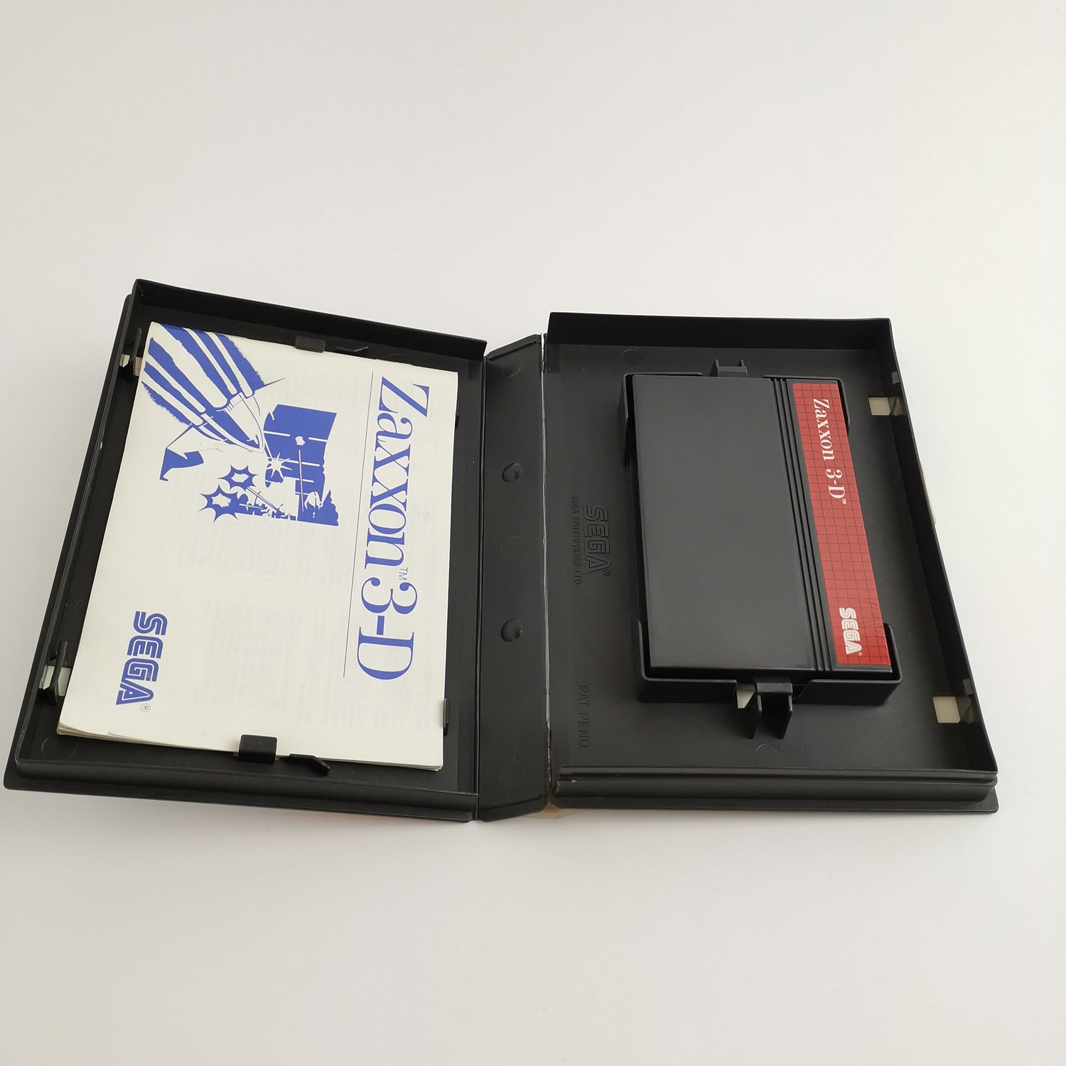 Sega Master System game: Zaxxon 3-D in original packaging | 3D Cartridge - EUR PAL Version