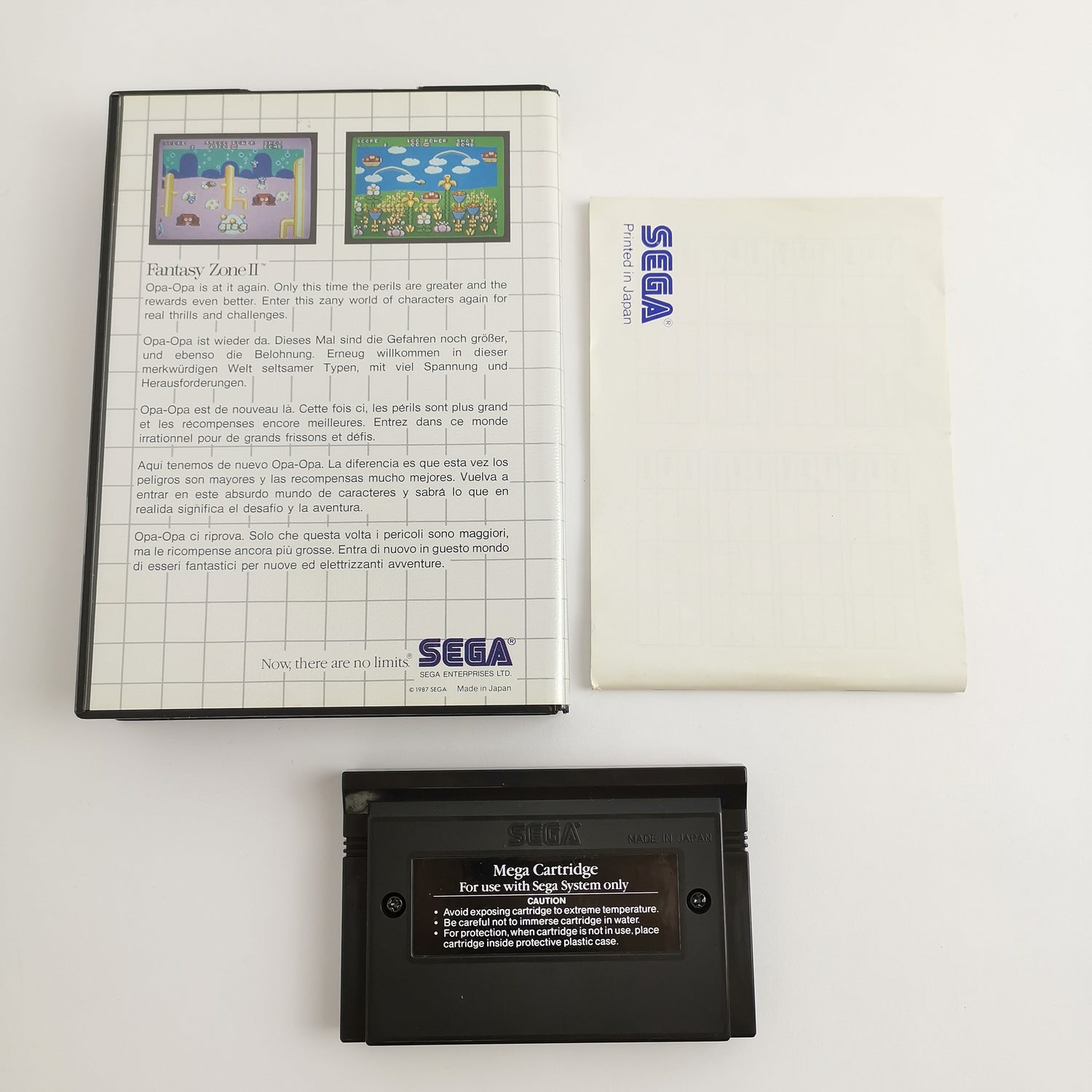 Sega Master System Game: Fantasy Zone II 2 - OVP | Cartridge - EUR PAL version