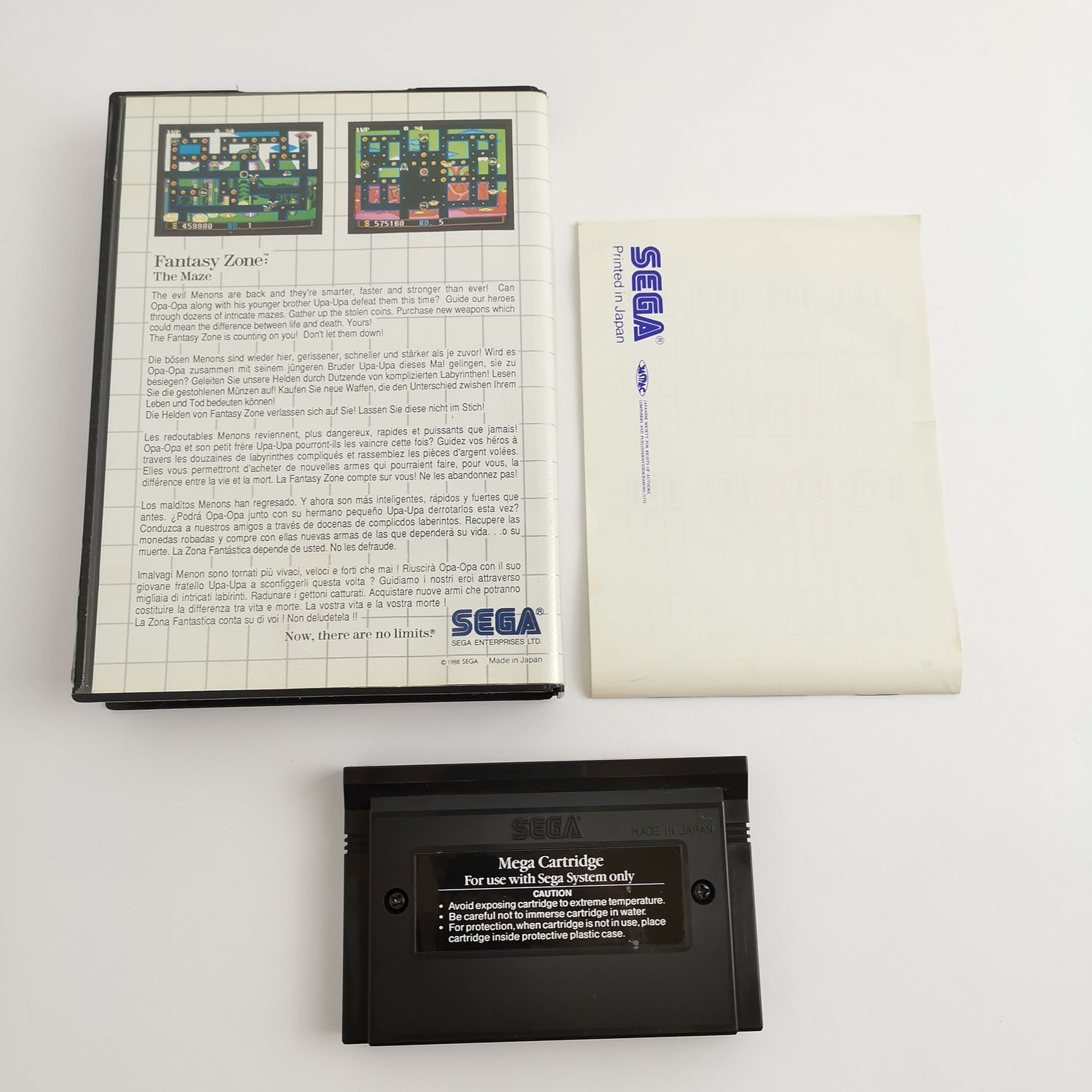 Sega Master System Game: Fantasy Zone The Maze - OVP | EUR PAL version