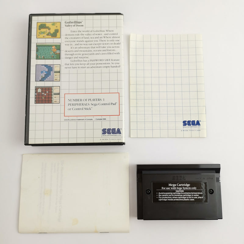 Sega Master System Spiel : Golvellius Valley of Doom in OVP | MS PAL Version