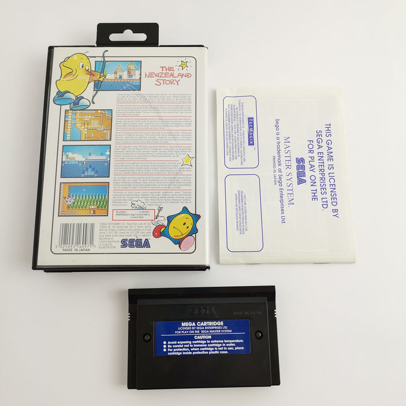 Sega Master System game: The Newzealand Story in original packaging | MS PAL version