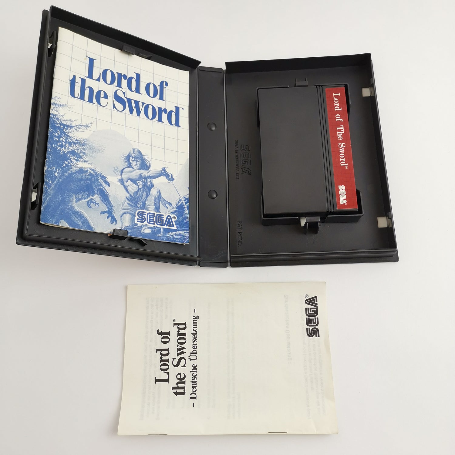 Sega Master System game: Lord of the Sword in original packaging | MS PAL version
