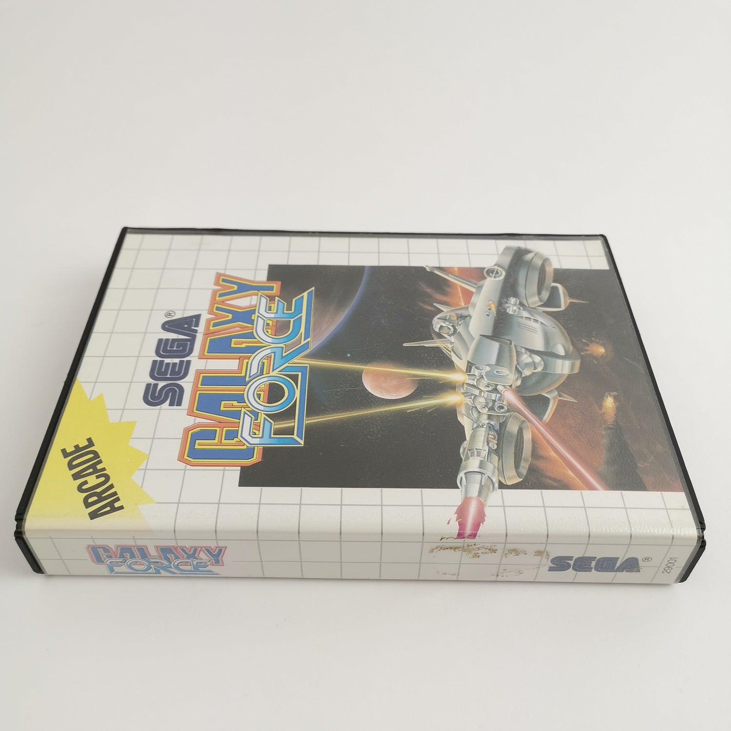 Sega Master System game: Galaxy Force in original packaging | Sega Arcade - MS PAL version