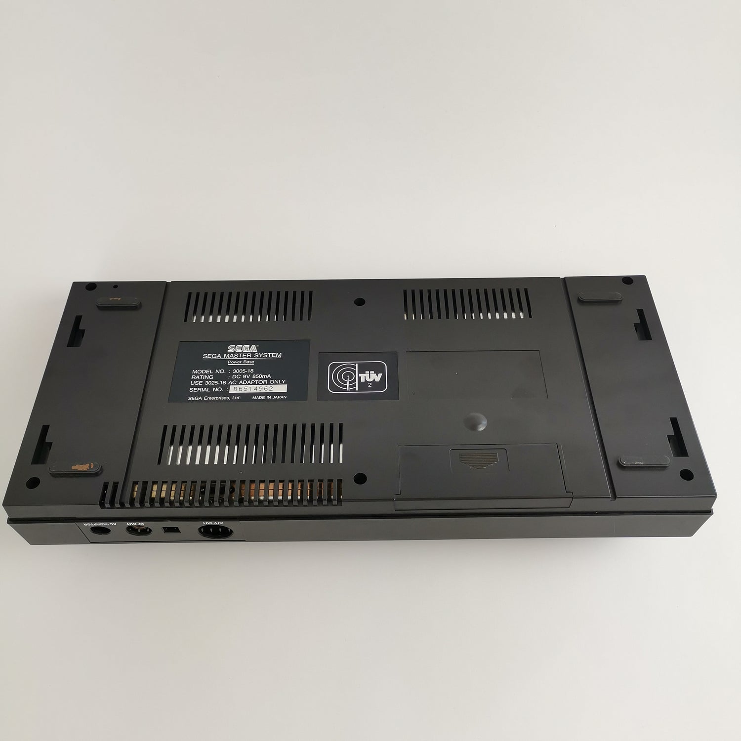 Sega Master System Konsole 1 : Power Base mit Zappper Gun und Zubehör | PAL