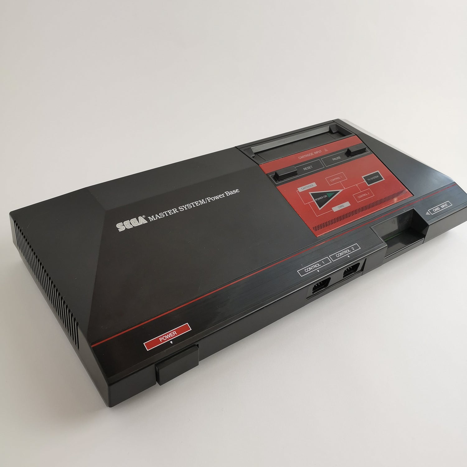 Sega Master System Konsole 1 : Power Base mit Zappper Gun und Zubehör | PAL