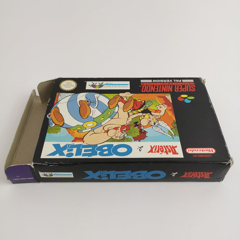 Super Nintendo Spiel : Asterix & Obelix in OVP - Infogrames | SNES OVP PAL NOE-1