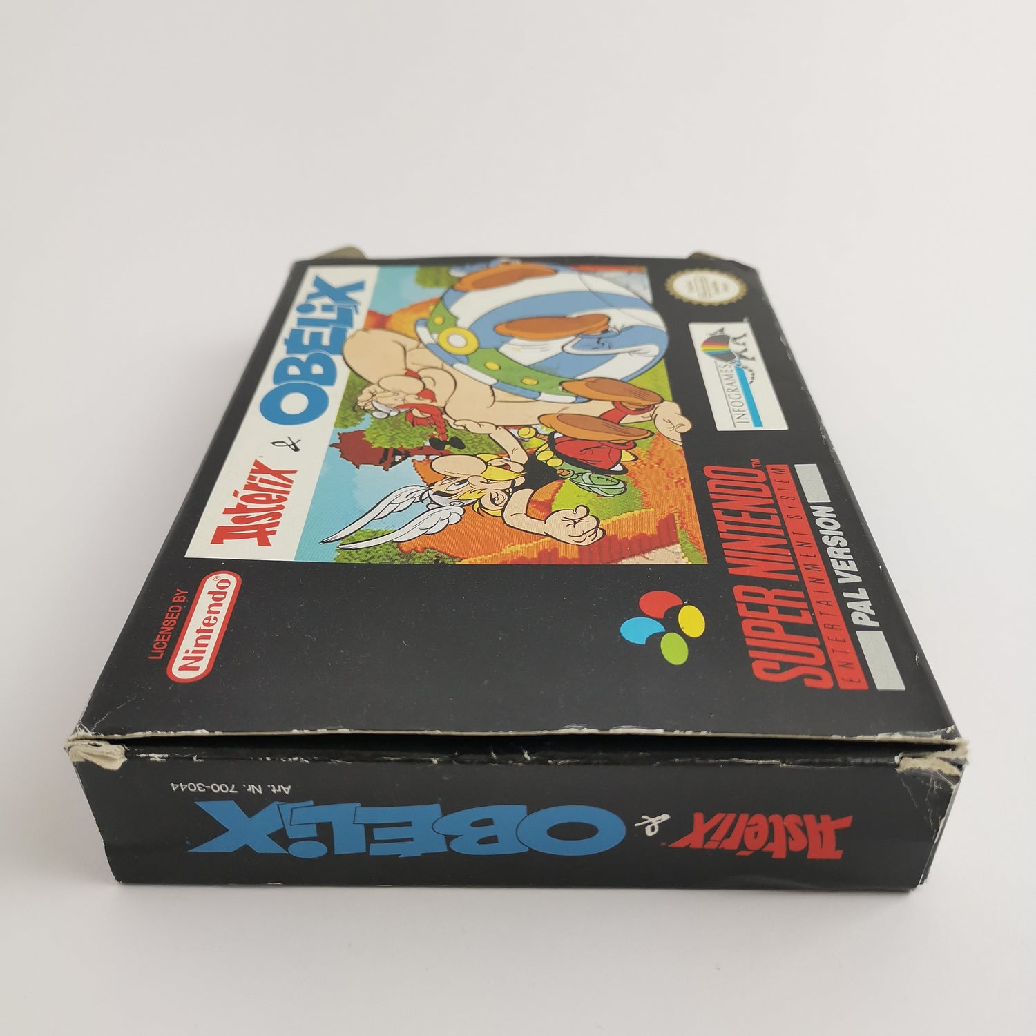 Super Nintendo Spiel : Asterix & Obelix in OVP - Infogrames | SNES OVP PAL NOE-1