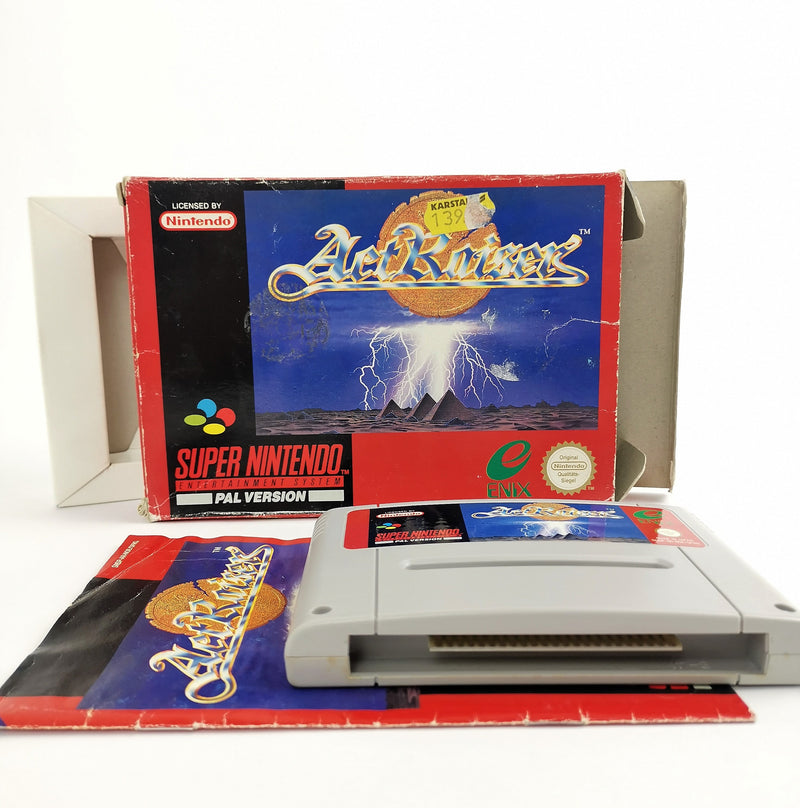 Super Nintendo game: Actraiser in original packaging - Enix | SNES OVP - PAL NOE/SFRG