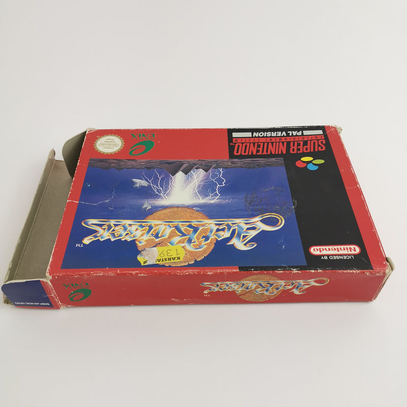 Super Nintendo game: Actraiser in original packaging - Enix | SNES OVP - PAL NOE/SFRG